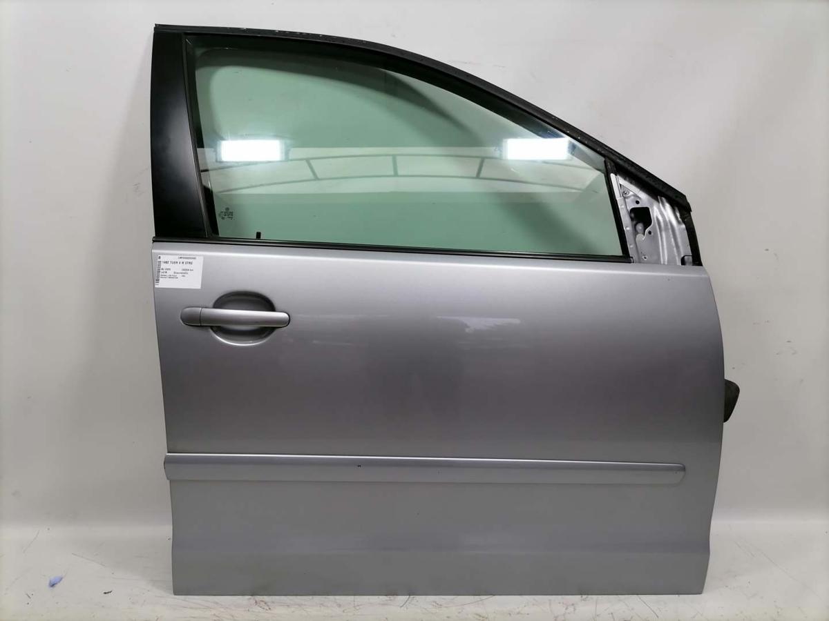 VW Polo 9N3 original Tür vorn rechts LA7R Graumetallic 5-Türer Bj.2009